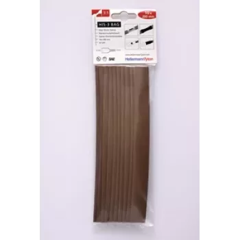 HELLERMANNTYTON Heat Shrink Tubing Set HIS-3, 3:1 Shrink Ratio, Assorted Colours, 100 Pieces, 200 mm Length 308-31214