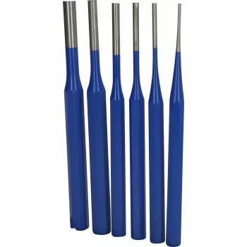 Brilliant Tools BT085006 set probijača za svornjak, 6-dijelni, 3-10 mm, krom-vanadij čelik