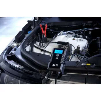 AEG LD4 10616 automatski punjač akumulatora vozila 6V/12V 2A/4A za olovno-kiselinske, GEL, AGM, MF, Ca/Ca