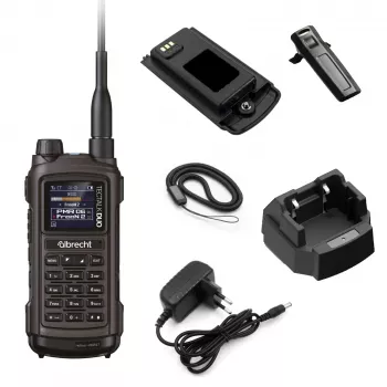 Albrecht Tectalk Duo PMR446 Freenet 1W set radio uređaja crni 29148