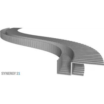 SYNERGY21 S21-LED-PR00002 LED profil 200cm, pocinčani čelik TIP-A Flex