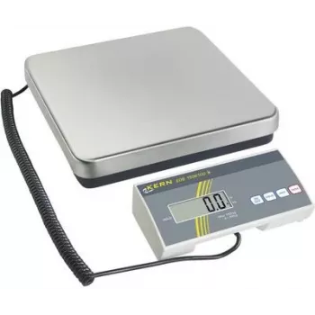 KERN EOB 15K5 Postal and Parcel Scale, 15 kg x 5 g, Mains/Battery Powered