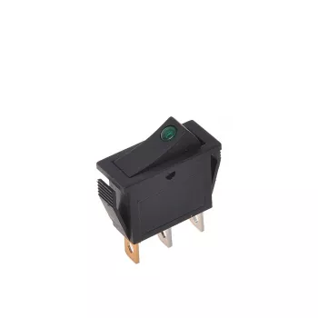 IWH zeleni prekidač s klackalicom 12V/24V 10A SPST LED osvijetljen za montažu na ploču 19030