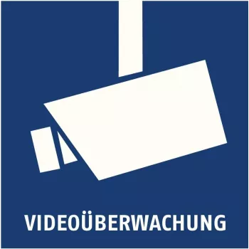 ABUS AU1500 naljepnica upozorenja za video nadzor 90 x 90 mm