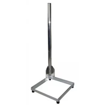 WEIß BIJELA BS4040 aluminijsko balkonsko postolje 40x40 cm, stup 1 m, promjer 48 mm (3040)