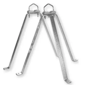 WEIß BIJELA MHZ5060 set zidnog nosača, čelik, 50cm, bijeli (39065)