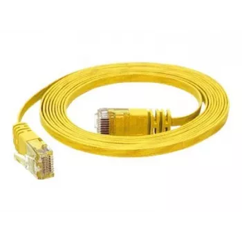 TECLINE Dätwyler Cat 6a S/FTP patch kabel, PiMF, žuti, 3,0 m, 10 Gbit/s, bez halogena, Hirose TM31 konektor 78003Y