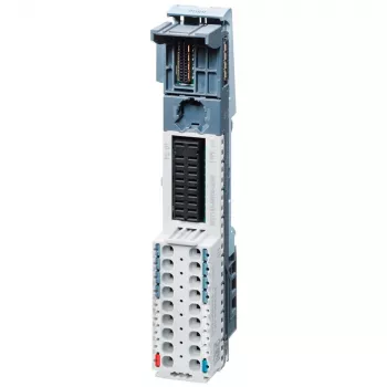 Siemens SIMATIC ET 200SP BaseUnit BU15-P16+A0+2D, tip A0, Push-in stezaljke, svijetli kod boje, 16 procesnih stezaljki, 2 dijagnostičke stezaljke, definira novu potencijalnu grupu P1 za 2-žilne senzore, montaža na DIN tračnicu, IP20 6ES71936BP000DU0
