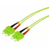 Tecline HD OM5 multimode optički patch kabel, SC Duplex na SC Duplex, 50/125 µm, limetno zelena, 3 m 796SS03