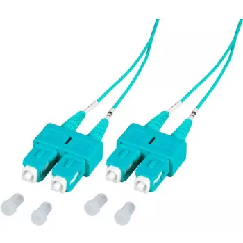 EFB Elektronik SCSCOM3DAQ2 2m Duplex SC OM3 multimodni optički patch kabel, LSZH aqua