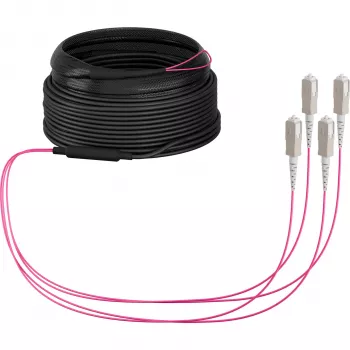 EFB Elektronik OM4 multimodni optički trunk kabel, 4 vlakna, SC na SC, 30 m, LSZH, Dca O8301S30OM4