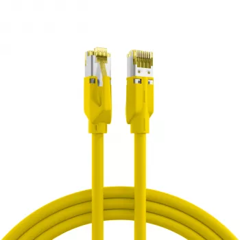 EFB Elektronik RJ45 patch kabel Cat.6A S/FTP LSZH žuti 0,15m (K8560GE.0,15)