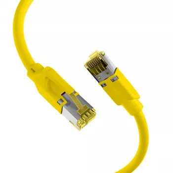 EFB Elektronik RJ45 patch kabel Cat.6A S/FTP LSZH žuti 0,15m (K8560GE.0,15)