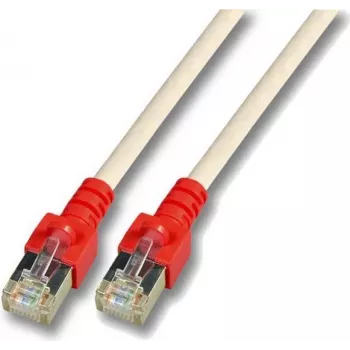 EFB K5450.2 RJ45 crossover patch kabel SF/UTP Cat.5e CCA 2m sivi s crvenom uvodnicom