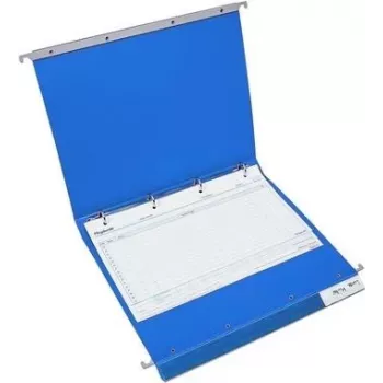 BOI Dokutech mapa za pacijente viseća, 4-Ring Economy Click-Line, plava, A4, 30 mm hrbat 9109-00001-B