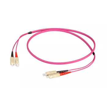 EFB Elektronik Duplex Jumper SC-SC 50/125µ OM4 LSZH erika ljubičasti plosnati twin 3x5mm 7,5m O0318FT.7,5