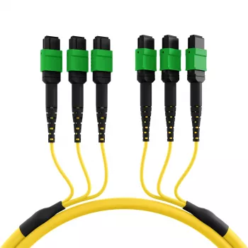 EFB MTPF48MTPFOS2-25-A OS2 singlemode 48-vlaknasti MTP APC patch kabel, 25 m, žuti