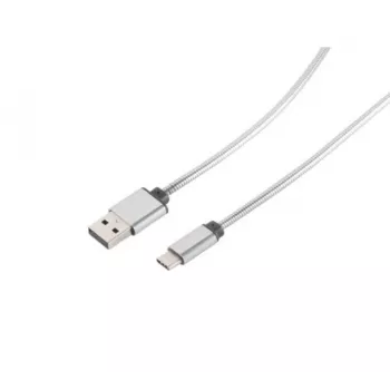 Exertis Connect 39910214 USB-C na USB-A kabel, 1 m, USB 3.2 Gen 1, srebrni