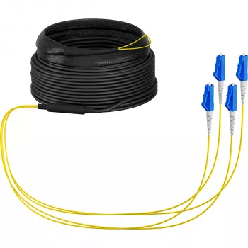 EFB Elektronik trunk kabel U-DQ ZN BH OS2 4E 1x4 LC-LC 30 m Dca LSZH G675A1 - kabel - 30 m O8303S30OS2