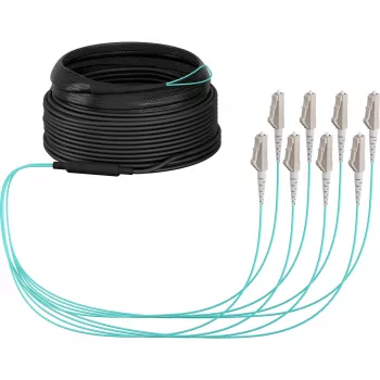 EFB Elektronik trunk kabel U-DQ ZN BH OM3 8G 1x8 LC-LC 10m Dca LSZH O8322S10OM3
