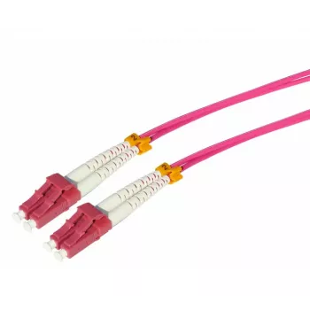 Tecline HD OM4 multimodni optički patch kabel, SC duplex na SC duplex, 50/125 µm, ljubičasta, 2 m 798SS02