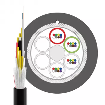 INFRALAN U-DQ(ZN)BH OS2 48E (4x12) Eca 5000N LSZH crni 11,2mm G657A1 optički kabel 54448.1D-E5
