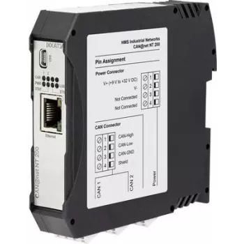 Ixxat CAN-Ethernet/IP gateway, RJ45, 9-36 V DC, DIN tračnica 1.01.0332.20000