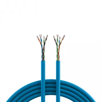 INFRALAN Cat.6A 500 MHz U/UTP 4-parni instalacijski kabel, AWG23, CPR B2ca, RAL5015 plavi, 305m 99960.305-CPR