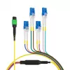 EFB Elektronik MPOF08LCOS2-2 MPO-PLUS/APC(F) na LC OS2 8-vlaknasti trunk kabel, tip B, LSZH, žuti, 2 m