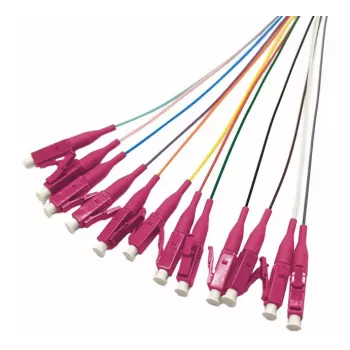 Tecline optički pigtaili, OM4, u boji, LC/UPC, 2,0 m, 12 komada 20500017