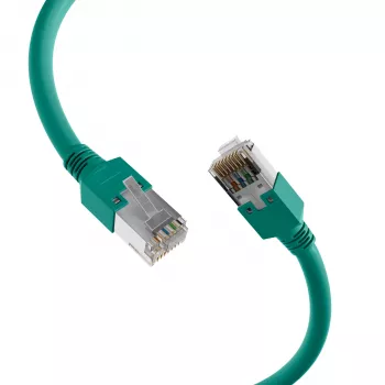 EFB-Elektronik RJ45 patch kabel Cat.5e SF/UTP LSZH Draka UC300 TM11 zeleni 7,5m K8013.7,5
