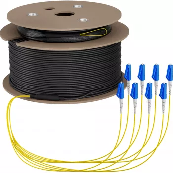 EFB Elektronik trunk kabel U-DQ ZN BH OS2 8E 1x8 LC-LC 150m Dca LSZH - 150 m (O8322S150OS2)