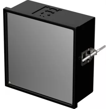 Bopla NGS 9806 UNINORM ugradbeno kućište 144 x 144 x 64 mm crno RAL 9005 17980601.MT2