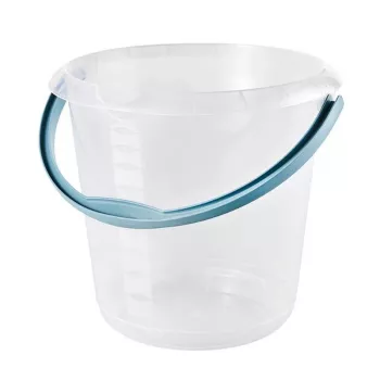 KEEEPER kanta s izljevom 10L Mika, Ø30x28cm, prozirna