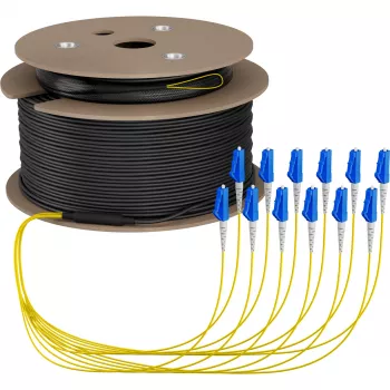 EFB Elektronik trunk kabel U-DQ ZN BH OS2 12E 1x12 LC-LC 90m Dca LSZH O8342S90OS2