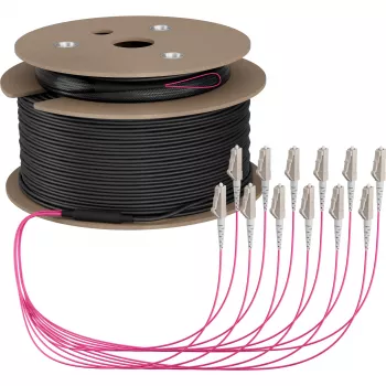 EFB Elektronik trunk kabel U-DQ ZN BH OM4 12G 1x12 LC-LC 150 m Dca LSZH - 150 m (O8342S150OM4)
