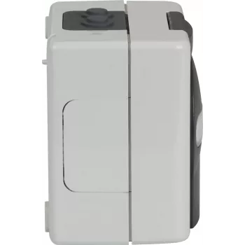 EFB ET-25020 Surface-Mount Damp-Proof Empty Housing for 2 Keystone Modules, IP44, Grey