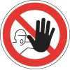 HEIN Industrieschilder 2209 znak zabrane – zabranjen pristup neovlaštenim osobama, plastika, 200 x 300 mm, ASR A1.3/DIN EN ISO 7010