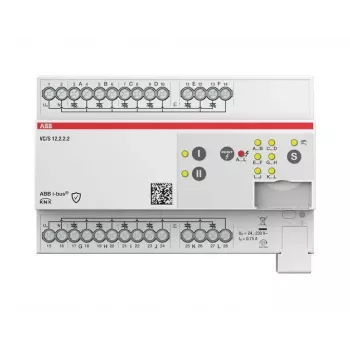 ABB VC/S12.2.2.2 KNX upravljač pogona ventila, 12-kanalni, ručni rad, za DIN tračnicu 2CDG110331R0011