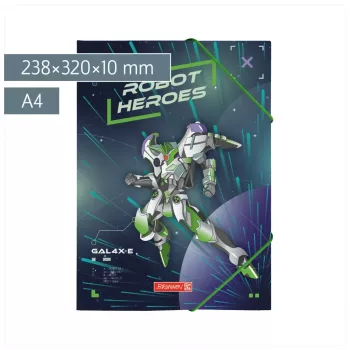 BRUNNEN Collection Folder ROBOT HEROES DIN A4 Dark Blue Mint 1041604421