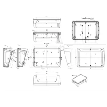Bopla BoPad BOP 7.0 P-9016-SET kućište za zaslon 215 x 150 x 75,7 mm ABS bijelo RAL 9016 35107076.HMT1