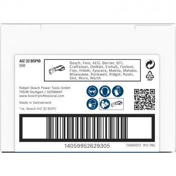 BOSCH PRO AIZ 32 BSPIB StarlockPlus list pile za uranjanje, 32 x 50 mm, bimetalni 2608669073