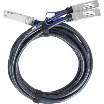BlueLAN kompatibilni Mellanox MCP7H50-V003R26 pasivni 200G QSFP56 na 2x100G QSFP56 Direct Attach breakout kabel, 3m, AWG26 MCP7H50-V003R26-BL