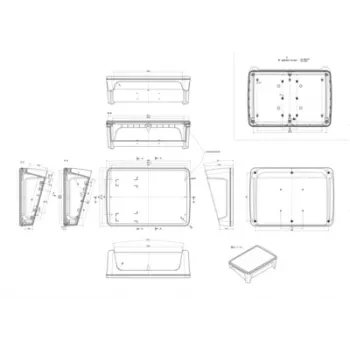 Bopla BoPad BOP 10.1 P-9016-SET kućište za zaslon 285 x 198 x 92,90 mm ABS bijela RAL 9016 35110176.HMT1