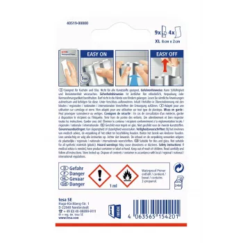 Tesa Powerstrips Waterproof XL ljepljive trake za do 9 kg, bijele, 9 traka 40519-00000-00