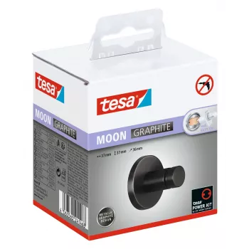tesa MOON GRAPHITE samoljepljiva kuka za ručnike metal (40593-00000-00)