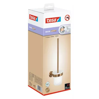 tesa MOON BRONZE set WC četke s ljepljivom montažom, staklo i metal 40601-00000-00