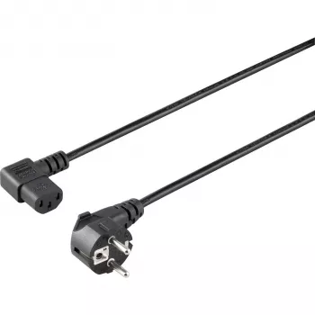 Sygonix SY-5042710 Cold Device Power Cable CEE 7/7 to IEC C13 2 m Black