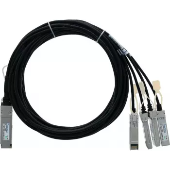 BlueLAN 40GBASE-CR4 QSFP na 4x10GBASE-CR SFP+ pasivni Direct Attach Breakout kabel, 2m, AWG30, kompatibilan s Dell 470-ABXQ 470-ABXQ-BL
