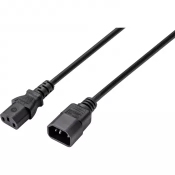 Sygonix SY-5044234 produžni kabel za hladne uređaje, C14 na C13, 3,5 m, crni